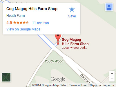 Gog Magog Hills Map